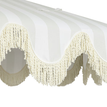 Collins 9 ft. Classic Cottage Tassel Market Patio Umbrella